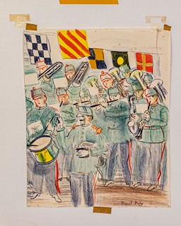 Raoul Dufy (1877 - 1953) - Kapela (výřez)