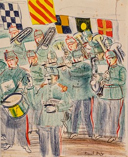 Raoul Dufy (1877 - 1953) - Kapela (výřez)