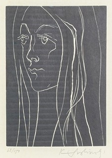 Karel Svolinský (1896-1986) - Hlava dívky