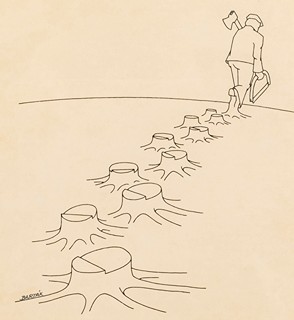 Miroslav Barták (1938) - Stopy člověka v lese