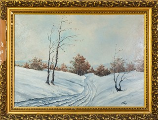 František Hora (1913 - 2004) - Cesta zimní krajinou