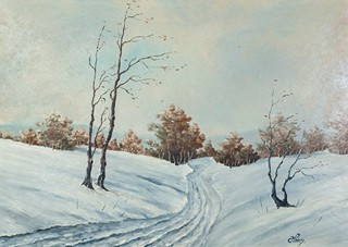 František Hora (1913 - 2004) - Cesta zimní krajinou