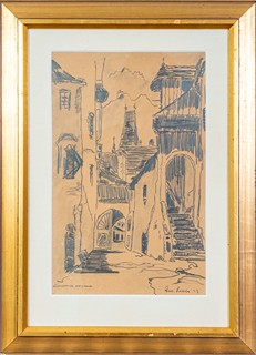 Rudolf Lexa (1915 - 2003) - Pražský motiv