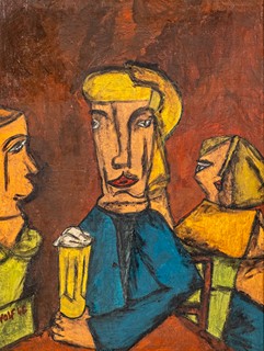 František Volf (1898 - 1983) - Dáma s pohárem