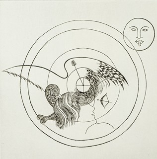 Toyen (1902 - 1980) - Z cyklu "Střelnice"
