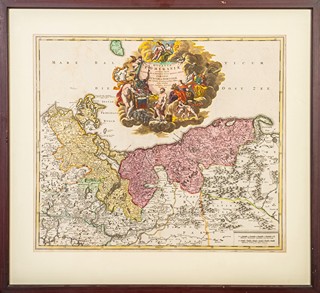 Johann Baptist Homann (1664-1724) - mapa