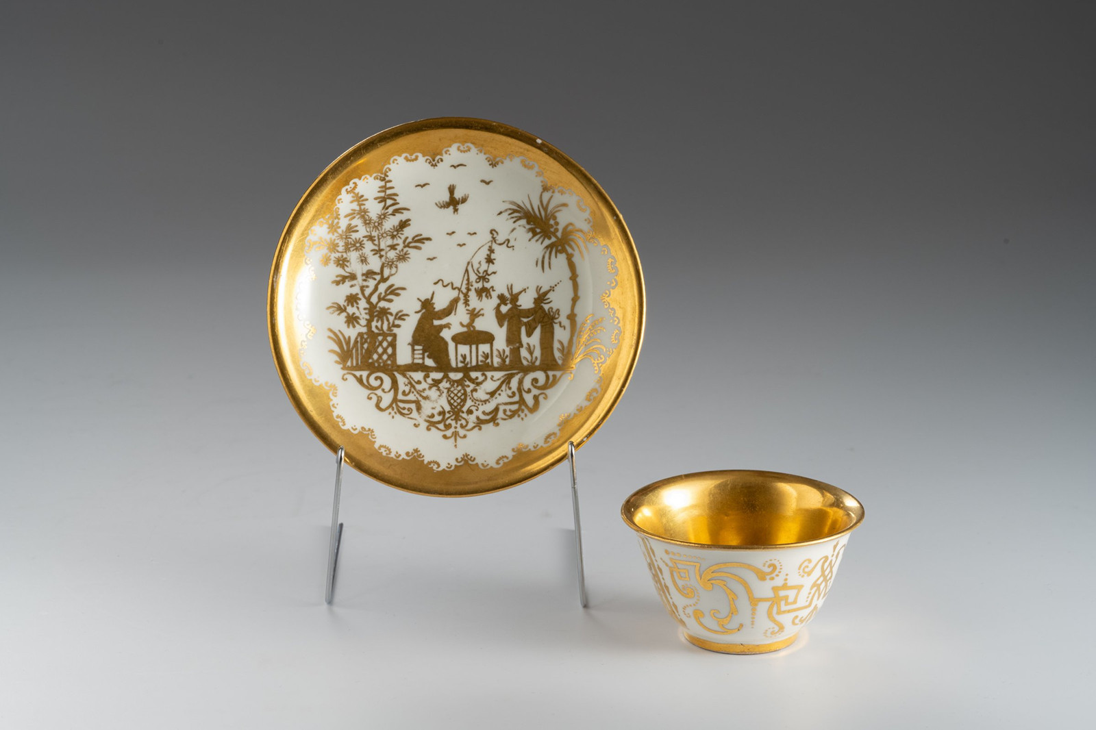 CUP AND SAUCER MEISSEN