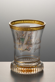 BIEDERMEIER BEAKER WITH CARDS