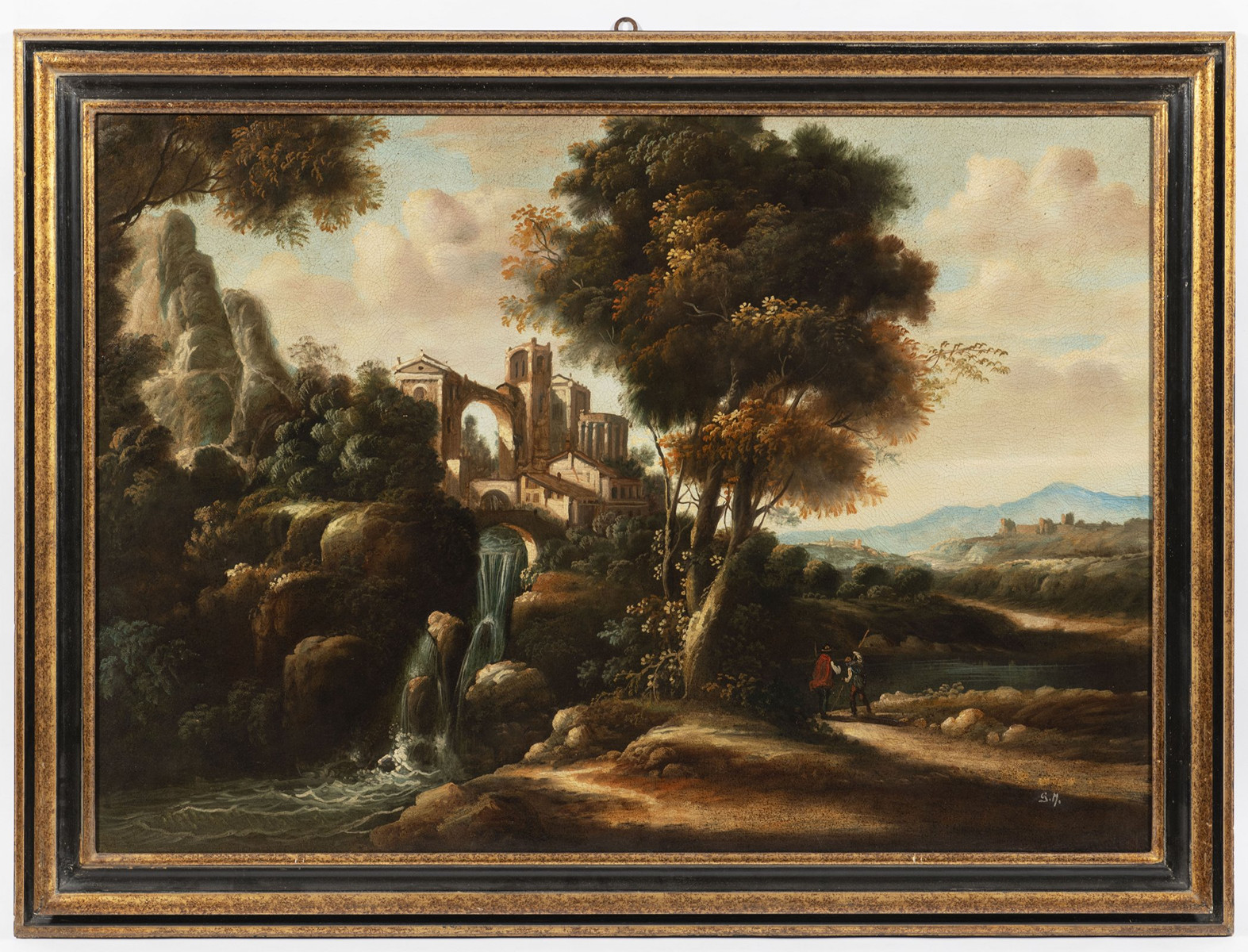 ROMANTIC LANDSCAPE WITH A RUIN