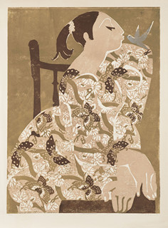 GIRL WITH A BIRD