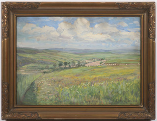 SUMMER LANDSCAPE WITH HILLS