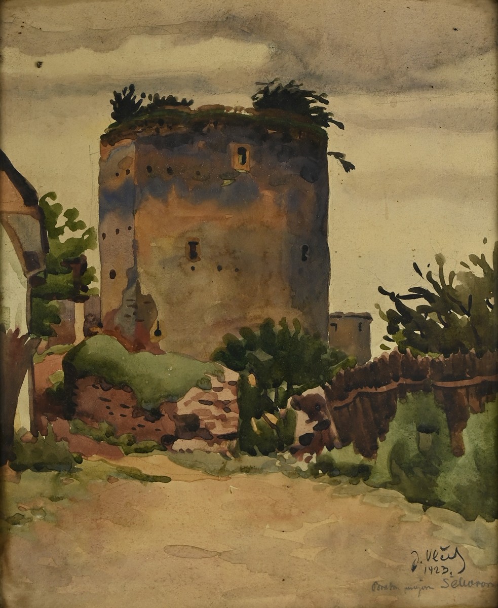 Jindřich Vlček (1885-1968) - Zřícenina