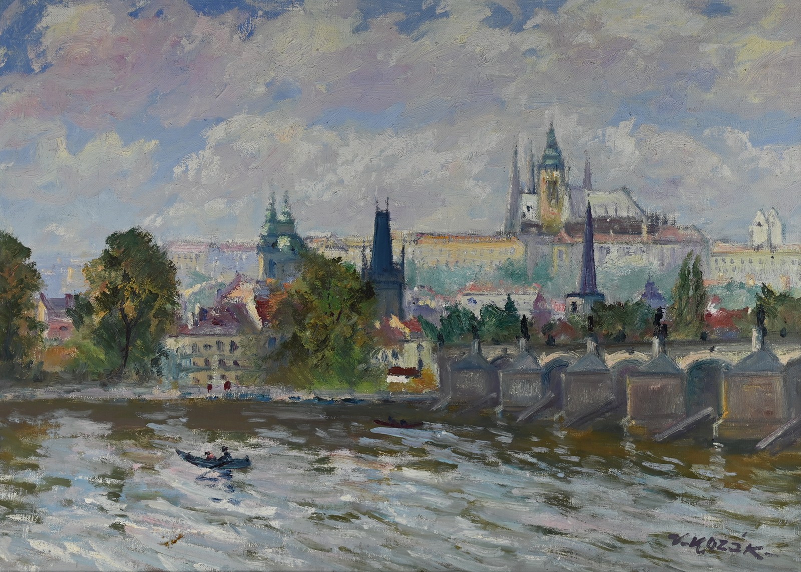 Václav Kozák (1889 - 1969) - Pražské panorama