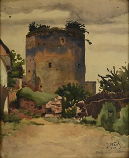 Jindřich Vlček (1885-1968) - Zřícenina