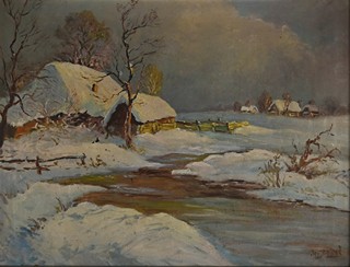 Josef Bureš - Zimní krajina