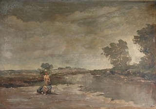 Karel Hodr (1910-2002) - Na břehu řeky