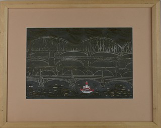 Dušan Janoušek (1928-1996) - Červený parník