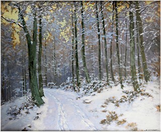 Karel Schadt (1888 - 1955) - Zima v lese