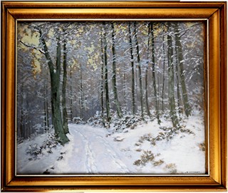 Karel Schadt (1888 - 1955) - Zima v lese