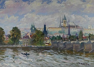 Václav Kozák (1889 - 1969) - Pražské panorama