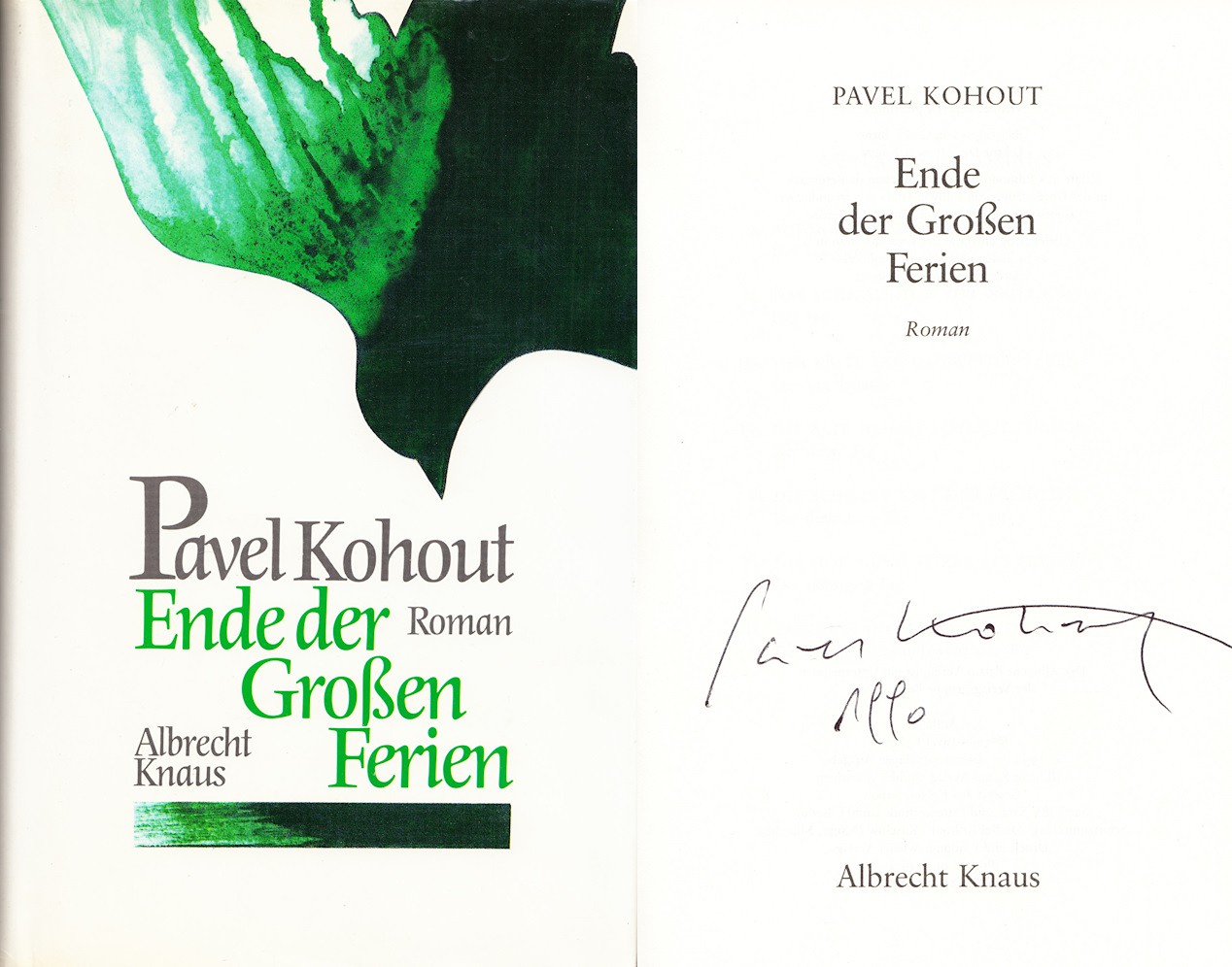 Pavel Kohout (1928) - Ende der Großen Ferien