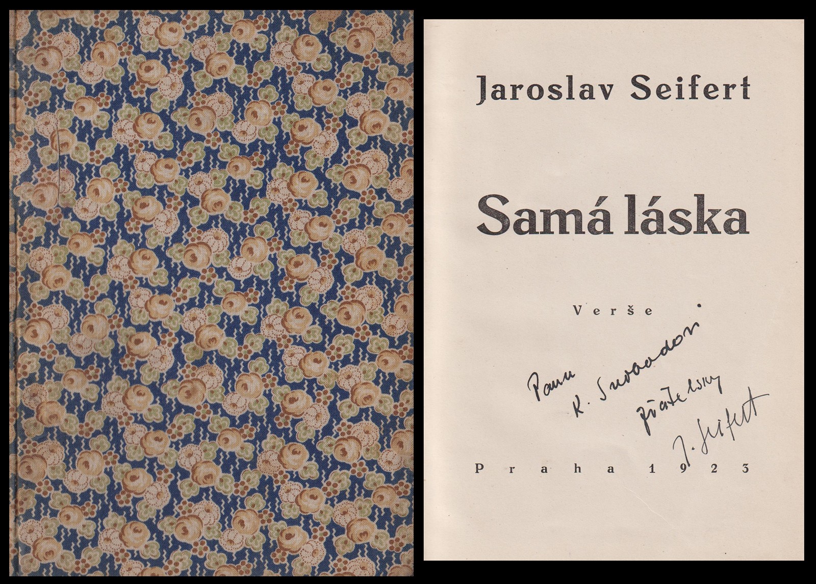 Jaroslav Seifert (1901 - 1986) - Samá láska