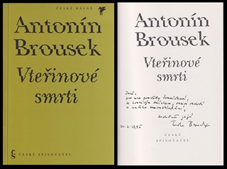 Antonín Brousek (1941 - 2013) - Vteřinové smrti