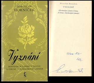 Miroslav Horníček (1918 - 2003) - Vyznání