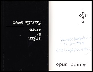 Zdeněk Rotrekl (1920 - 2013) - Básně a prózy