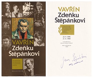 Jana Štěpánková (1934 - 2018) - Vavřín Zdeňku Štěpánkovi
