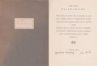 Jan Alda (1901 - 1970) - Žalář smíchu
