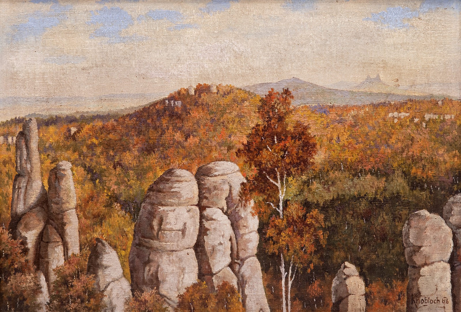 Bohuslav Knobloch (1924 - 1998) - Prachovské skály