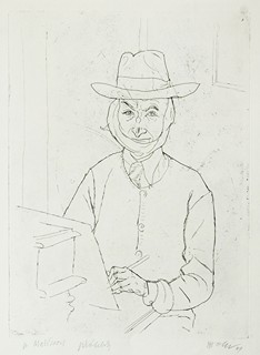 Josef Holler (1903 - 1982) - Autoportrét