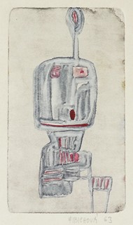 Zdena Fibichová (1933 - 1991) - Sedící postava