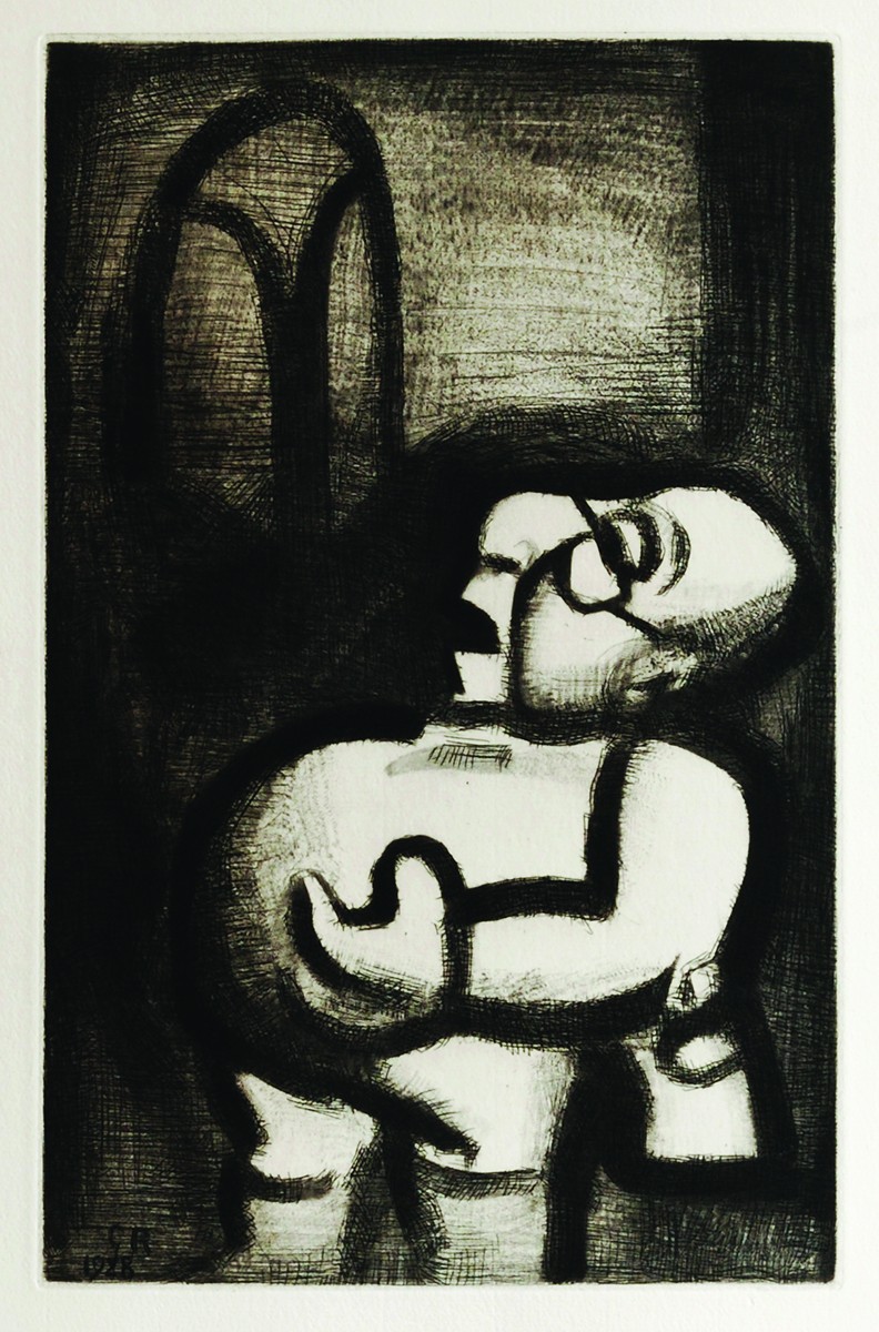 Georges-Henri Rouault (1871 - 1958) - Le Pére Ubu chantre