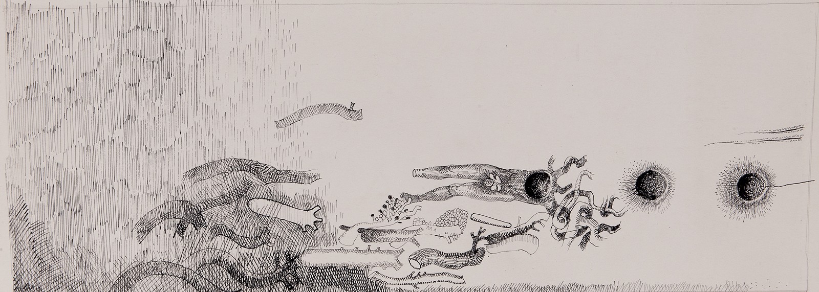 Bedřich Dlouhý (1932) - Ilustrace k Malcolm Lowry: Pompeje našich dnů