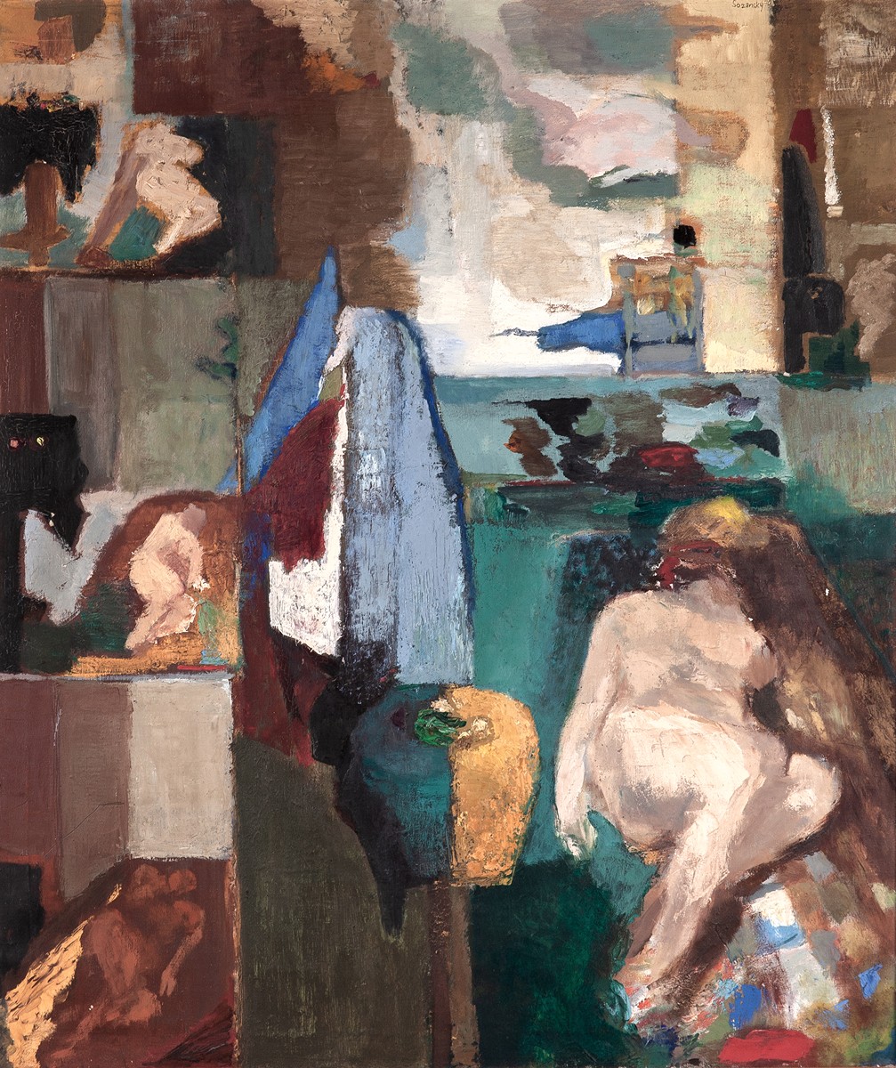 Jiří Sozanský (1946) - Žena v interiéru