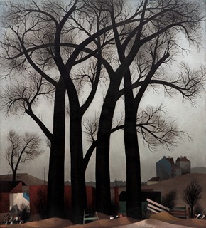 Vlastimil Beneš (1919 - 1981) - Černé stromy (Schwarze Bäume)