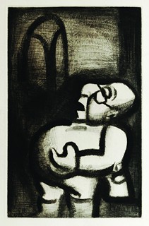 Georges-Henri Rouault (1871 - 1958) - Le Pére Ubu chantre