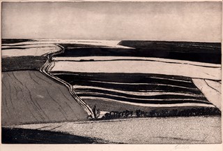 Ladislav Čepelák (1924 - 2000) -  Zoraná pole (Slánská krajina)