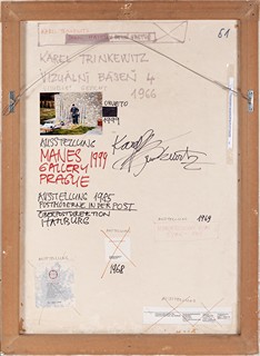 Karel Trinkewitz (1931 - 2014) - Vizuální báseň 4