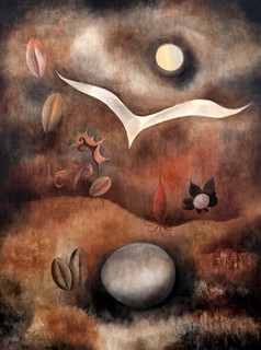 Ota Janeček (1919 - 1996) -  Bílý pták přilétá