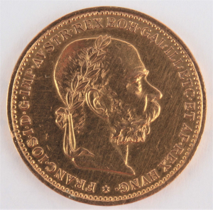 Zlatá mince: 20 Koruna FJI 1896