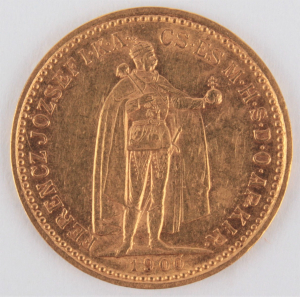 Zlatá mince: 10 Koruna 1900