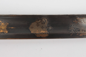 Důstojnická šavle se zlacenou a modřenou čepelí - Peter Knecht Solingen 1844