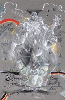 Jan Antonín Pacák (1941 - 2007) - Klaun a psík