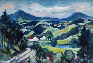 Cyril Chramosta (1908 - 1990) - Krajina pod Boubínem a Bobíkem
