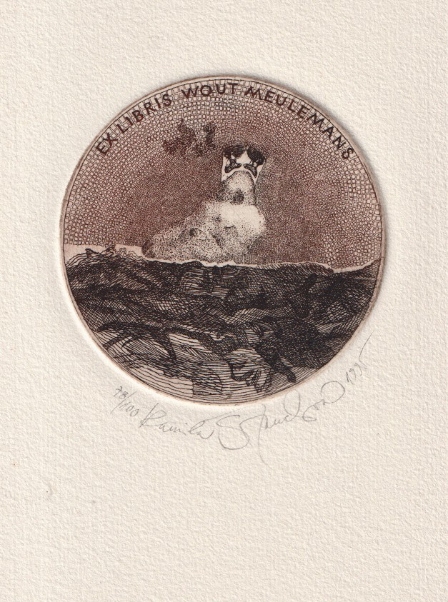 Kamila Štanclová (1945) - Exlibris Wout Meulemans