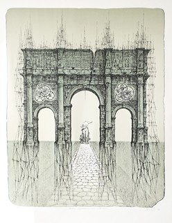 Hynek Luňák (1926 - 2014) - Brána zapomenutého vítězství (Cyklus Brány)