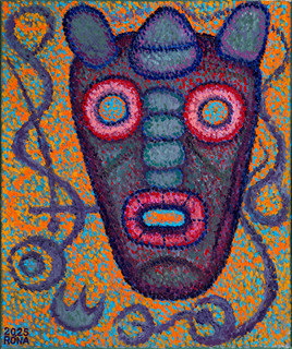 Jaroslav Róna (1957-) - Maska čerta